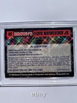 1999 Floyd Mayweather Signed Browns Bonus Card 2nd Rookie Card PSA AUTHENTIC