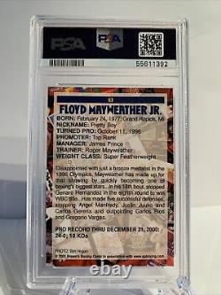 2001 Floyd Mayweather Browns Boxing Card 13th Set PSA 10 GEM MINTPOP 4