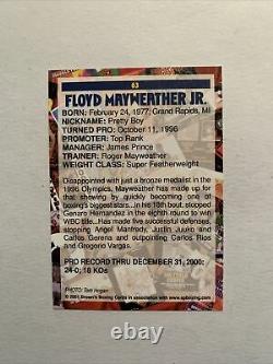 2001 Floyd Mayweather Browns Boxing Card #63 Looks Like a 10 Or 9 Grade