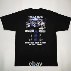 2014 Mayweather Maidana THE MOMENT TitleBout MGM Grand Tale Of Tape ALSTYLE SHIR