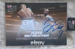 2017 Topps NOW Boxing Floyd Mayweather Auto Card #1/5 MM4D