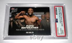 2017 Topps Now #MM1 Floyd Mayweather Weigh-In Conor McGregor PSA 10