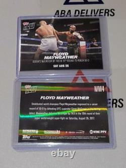 2017 Topps Now #MM1 MM2 MM3 MM4 MM5 #MMB1 Floyd Mayweather Conor McGregor PR-301