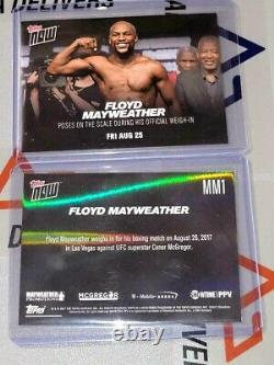 2017 Topps Now MM1 MM2 MM3 MM4 MM5 MMB1 Floyd Mayweather Conor McGregor set /301