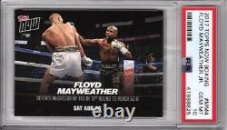 2017 Topps Now #MM4A Floyd Mayweather vs Conor McGregor PSA 10 POP 23