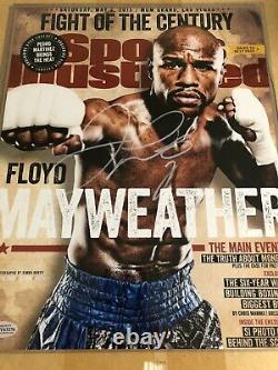 Autographed Floyd Mayweather Jr 11x14 photo Beckett signed sticker only