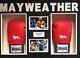Boxing Glove Display Case/3d Box For 2x Signed Floyd Mayweather Gloves With Pics