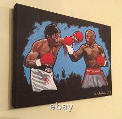 Boxing Pacquiao v Mayweather Limited Edition Canvas of 150 By Patrick J. Killian