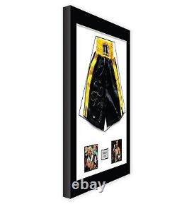 Boxing Shorts Frame Floyd Mayweather With Free 2 X 6 X 4 Photos White Mount
