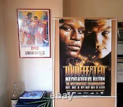 FLOYD MAYWEATHER 4 Original 36in x 24in CCTV Boxing Fight Posters 30D