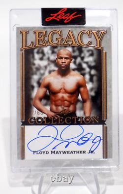 FLOYD MAYWEATHER JR # 2/60 Signed LEAF LEGACY Collection Autograph with Box
