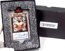 FLOYD MAYWEATHER JR # 2/60 Signed LEAF LEGACY Collection Autograph with Box