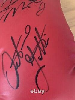 FLOYD MAYWEATHER JR. ARTURO GATTI Dual Signed Boxing Glove JSA LOA Rare Auto