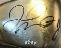 FLOYD MAYWEATHER JR. AUTOGRAPHED Gold EVERLAST BOXING GLOVE Beckett witnessed
