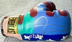 FLOYD MAYWEATHER JR. AUTOGRAPHED USA Painted BOXING GLOVE COA