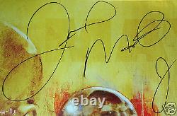 FLOYD MAYWEATHER JR ROBERT GUERRERO Signed 18x24 Poster PSA/DNA COA Autograph