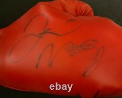 FLOYD MAYWEATHER JR SIGNED EVERLAST BOXING GLOVE CHAMP 50-0 GOAT WithCOA+PROOF