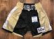 Floyd Mayweather Jr. Signed Autographed Hublot Boxing Trunks. Beckett Witnessed