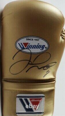 FLOYD MAYWEATHER JR Signed Glove @ LOGAN PAUL Fight On 6/6/21 In Miami PSA/DNA