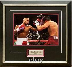 FLOYD MAYWEATHER JR Signed Photo 8x12 Boxing World Champion FRAMED COA
