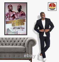 FLOYD MAYWEATHER JR vs. ANDRE BERTO Original Showtime Boxing Fight Poster 30D