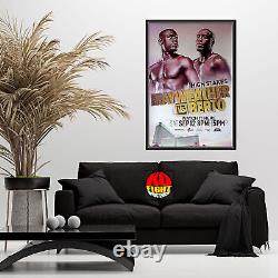 FLOYD MAYWEATHER JR vs. ANDRE BERTO Original Showtime Boxing Fight Poster 30D