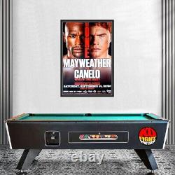 FLOYD MAYWEATHER JR vs. CANELO ALVAREZ Original CCTV Boxing Fight Poster 30D