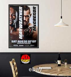 FLOYD MAYWEATHER JR vs. CONOR McGREGOR Original CCTV Boxing Fight Poster 30D
