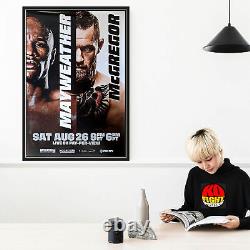FLOYD MAYWEATHER JR vs. CONOR McGREGOR Original CCTV Boxing Fight Poster 30D