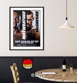 FLOYD MAYWEATHER JR vs. CONOR McGREGOR Original CCTV PPV Boxing Poster 30D
