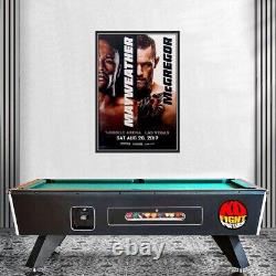 FLOYD MAYWEATHER JR vs. CONOR McGREGOR Original Onsite Boxing Fight Poster 30D