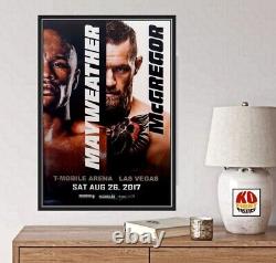 FLOYD MAYWEATHER JR vs. CONOR McGREGOR Original Onsite Boxing Fight Poster 30D