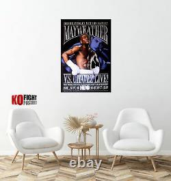 FLOYD MAYWEATHER JR vs. JESUS CHAVEZ Original HBO CCTV Boxing Fight Poster