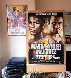 FLOYD MAYWEATHER JR vs. JUAN MANUEL MARQUEZ Original HBO Boxing Poster 30D