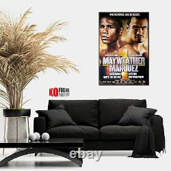 FLOYD MAYWEATHER JR vs. JUAN MANUEL MARQUEZ Original HBO Boxing Poster 30D