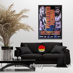 FLOYD MAYWEATHER JR vs. MANNY PACQUIAO Original Onsite Boxing Fight Poster 30D