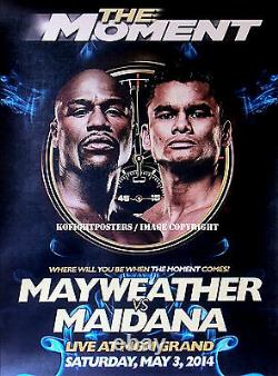 FLOYD MAYWEATHER JR vs. MARCOS MAIDANA (1) MGM/VIP Boxing Fight Poster 30D