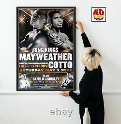 FLOYD MAYWEATHER JR vs. MIGUEL COTTO Original HBO PPV Boxing Fight Poster 30D