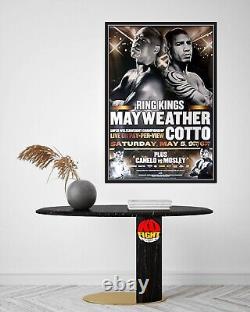 FLOYD MAYWEATHER JR vs. MIGUEL COTTO Original HBO PPV Boxing Fight Poster 30D