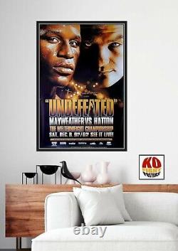 FLOYD MAYWEATHER JR vs. RICKY HATTON Original HBO CCTV Boxing Fight Poster 10D