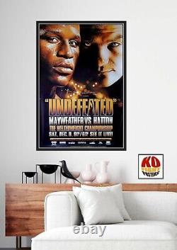 FLOYD MAYWEATHER JR vs. RICKY HATTON Original HBO CCTV Boxing Fight Poster 30D
