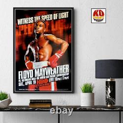 FLOYD MAYWEATHER JR vs. VICTORIANO SOSA Original HBO CCTV Boxing Poster 30D