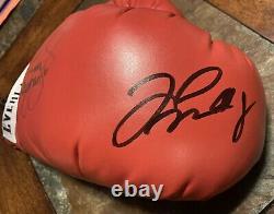 FLOYD MAYWEATHER /MANNY PACQUIAO Signed Set Of EVERLAST GLOVES