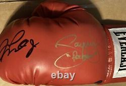 FLOYD MAYWEATHER /MANNY PACQUIAO Signed Set Of EVERLAST GLOVES