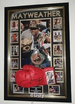 FLOYD MAYWEATHER Signed GLOVE Autographed Glove Dome Display