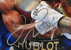 FLOYD MAYWEATHER signed 11x14 Photo Fight vs Conor McGregor EXACT PROOF JSA