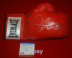 FLOYD MAYWEATHER signed Everlast laced boxing glove PSA TMT 50-0 COA 1