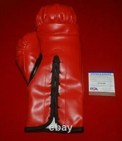 FLOYD MAYWEATHER signed Everlast laced boxing glove PSA TMT 50-0 COA 2