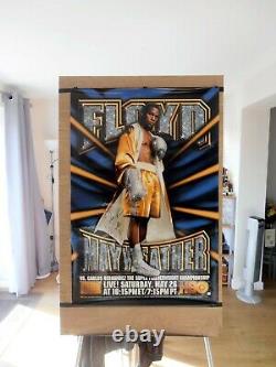 FLOYD MAYWEATHER vs. CARLOS HERNANDEZ Mayweather Signed HBO Boxing Poster 30D