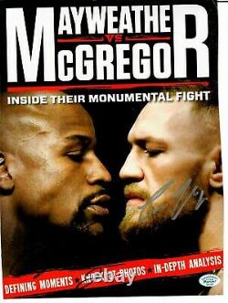 Fighting Legends Floyd Mayweather & Conor McGregor Signed Magazine Cover